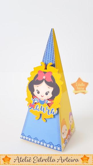 KIT FESTA 30 CAIXINHAS - BRANCA DE NEVE