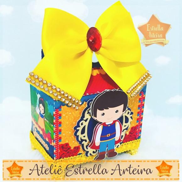 KIT FESTA 30 CAIXINHAS - BRANCA DE NEVE