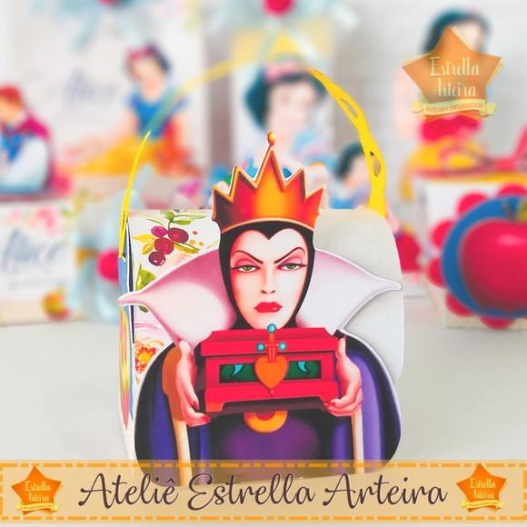 KIT FESTA 30 CAIXINHAS - BRANCA DE NEVE