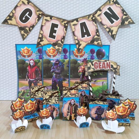 KIT FESTA 30 CAIXINHAS - FORTNITE