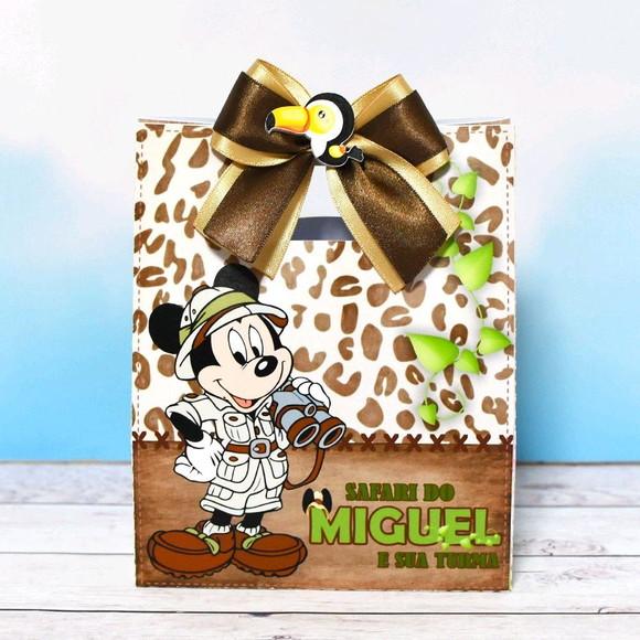 KIT FESTA 30 CAIXINHAS MICKEY SAFARI