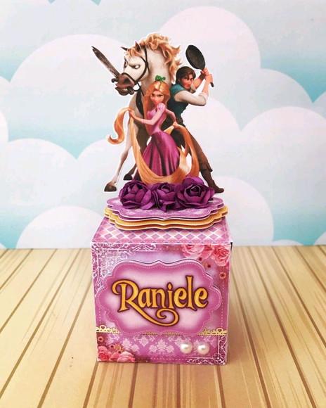 KIT FESTA 30 CAIXINHAS RAPUNZEL