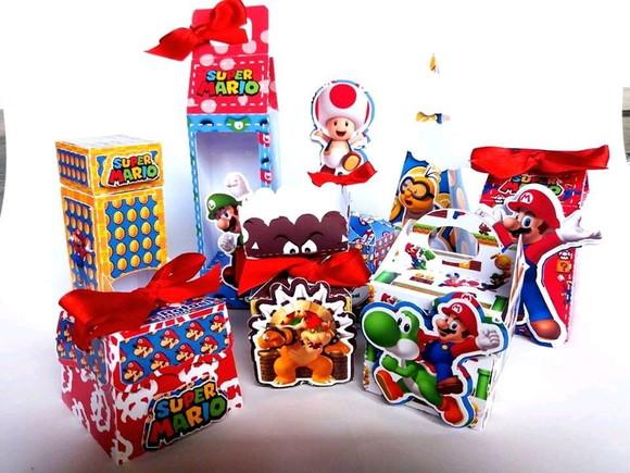 KIT FESTA 30 CAIXINHAS SUPER MÁRIO BROZ