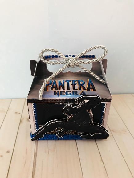 Kit Festa 30 Caixinhas Tema Pantera Negra