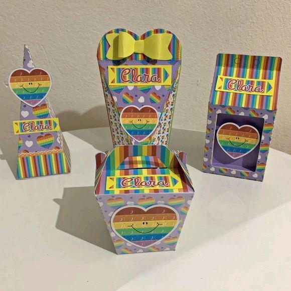KIT FESTA 40 CAIXAS - FIDGET TOYS POP IT