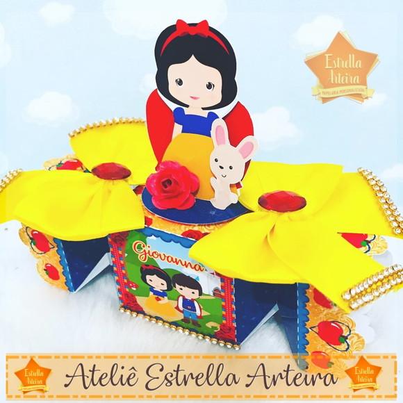 KIT FESTA 40 CAIXINHAS - BRANCA DE NEVE