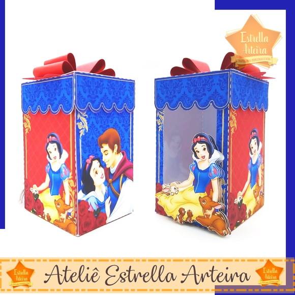 KIT FESTA 40 CAIXINHAS - BRANCA DE NEVE