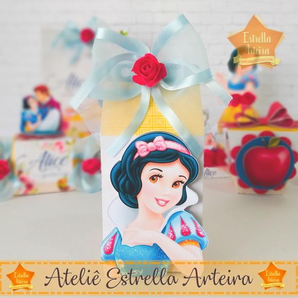 KIT FESTA 40 CAIXINHAS - BRANCA DE NEVE