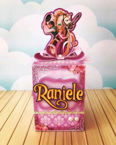 KIT FESTA 40 CAIXINHAS RAPUNZEL