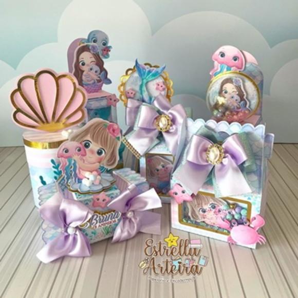 Kit Festa Completa Tema Sereia