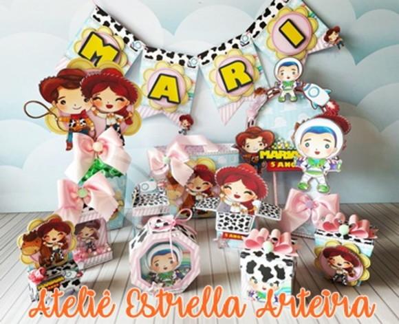 KIT FESTA COMPLETA TOY STORY MENINA