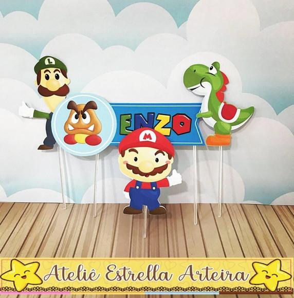 Kit Festa Completa Tema Super Mário