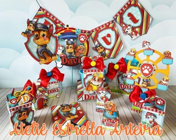 KIT FESTA COMPLETÃO PATRULHA CANINA