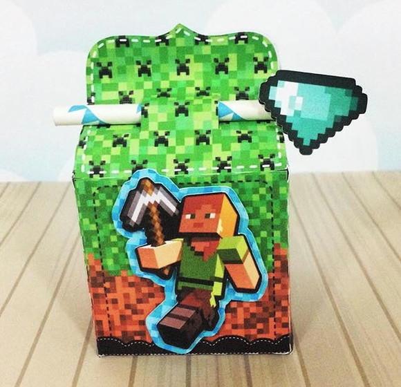 KIT FESTA PERSONAIZADA MINECRAFT