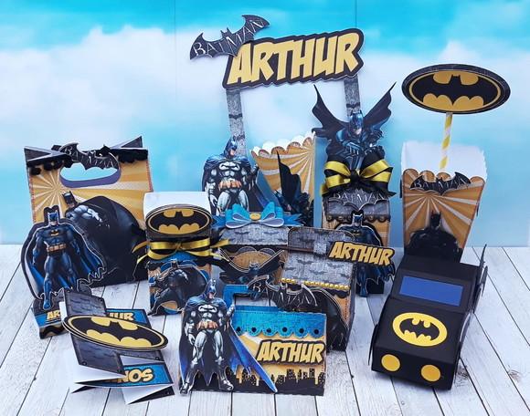 KIT FESTA PERSONALIZADA BATMAN