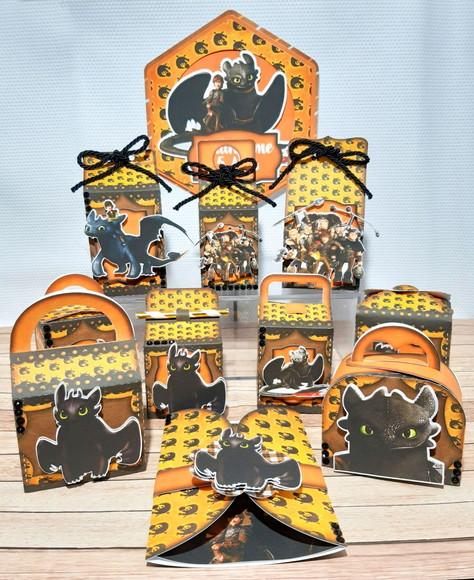 KIT FESTA PERSONALIZADA COMO TREINAR SEU DRAGÃO