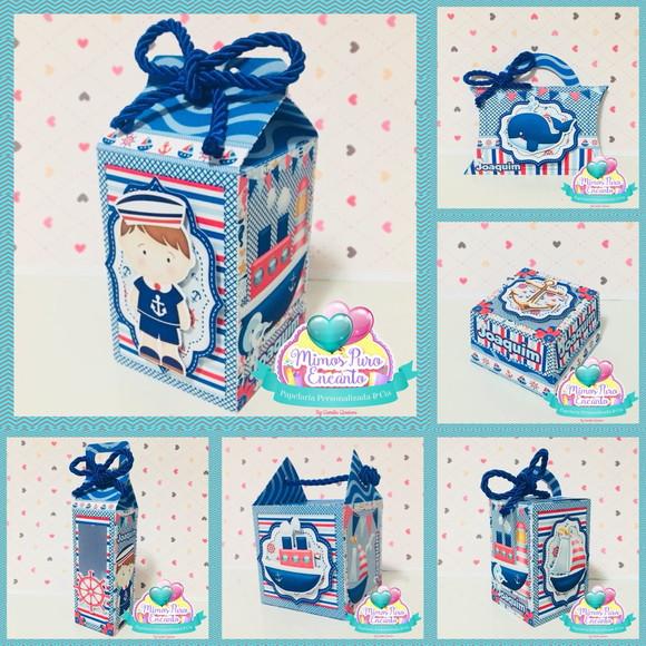 KIT FESTA PERSONALIZADA MARINHEIRO