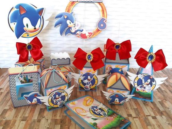 KIT FESTA PERSONALIZADA SONIC