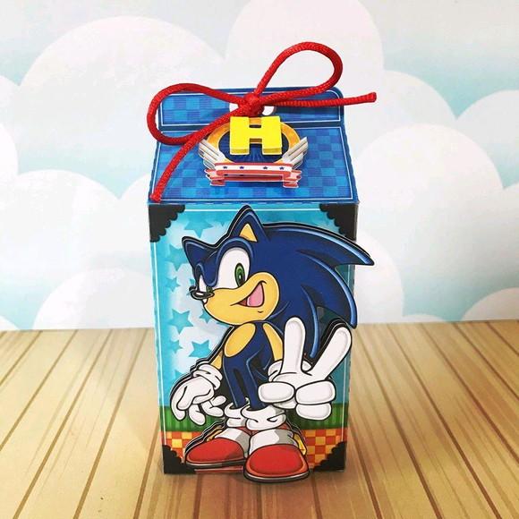 30 Caixinhas PEGUE E MONTE - Tema Sonic