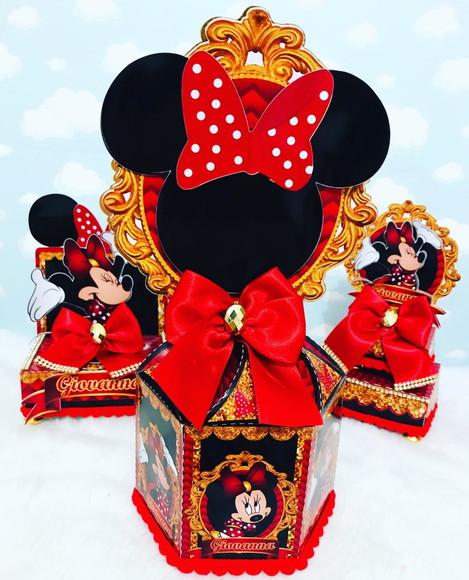 KIT FESTA PERSONALIZADO MINNIE VERMELHA 3