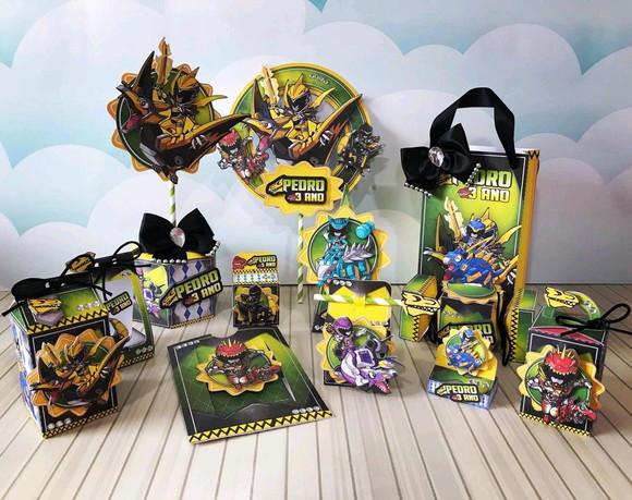 KIT FESTA PRONTA RANGER DINO