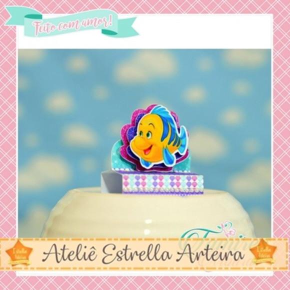 Porta Bis Duplo Tema Ariel