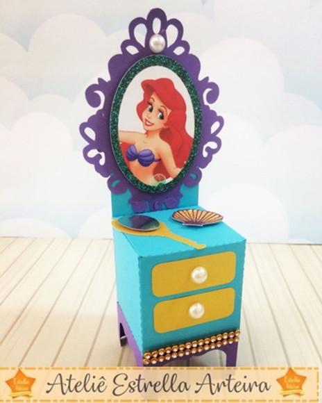Porta Bis Duplo Tema Ariel