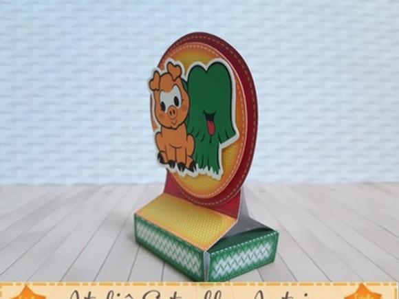Porta Bis Duplo Tema Cascão E Cebolinha