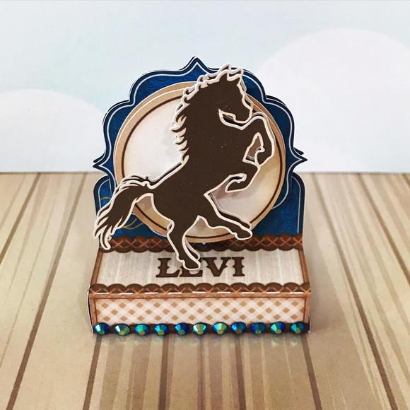Porta Bis Duplo Tema Cavalos