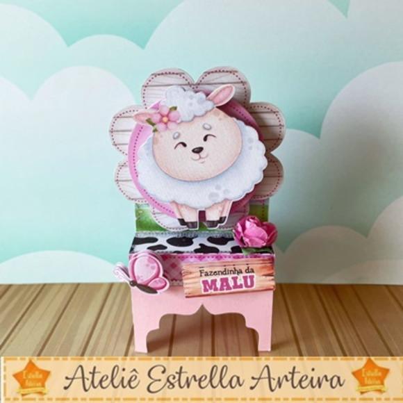 Porta Bis Duplo Tema Fazendinha Menina