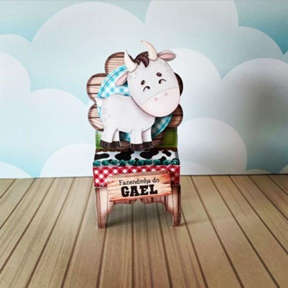 Porta Bis Duplo Tema Fazendinha