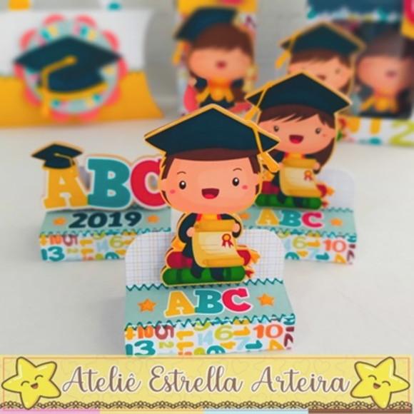 Porta Bis Duplo Tema Formatura Abc