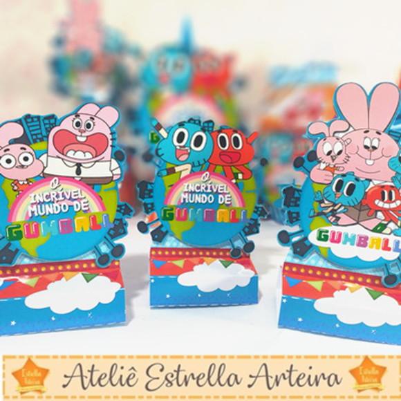 Porta Bis Duplo Tema Gumball