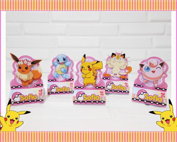 PORTA BIS DUPLO TEMA POKEMON MENINA