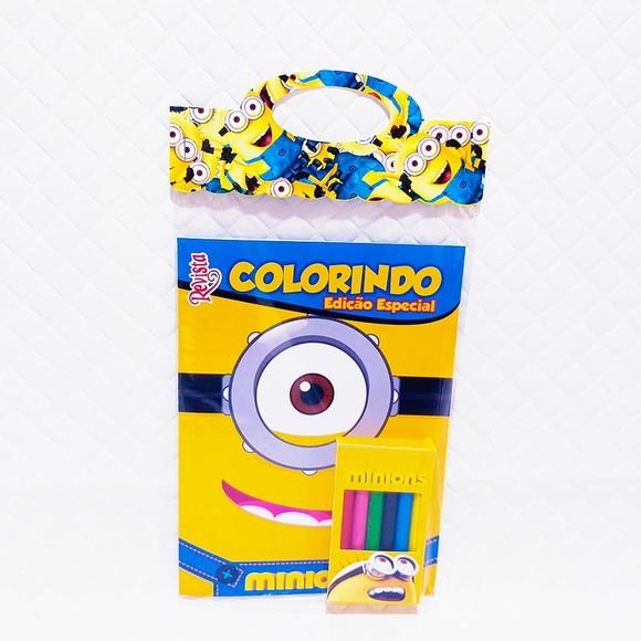 REVISTINHA PARA COLORIR TEMA MINIONS