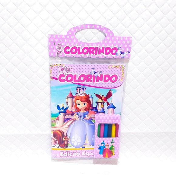 REVISTINHA PARA COLORIR TEMA PRINCESA SOFIA