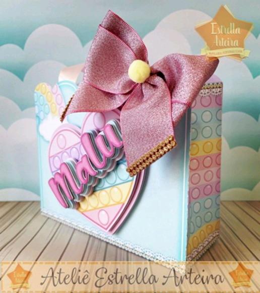 SACOLINHA FIDGET TOYS POP IT