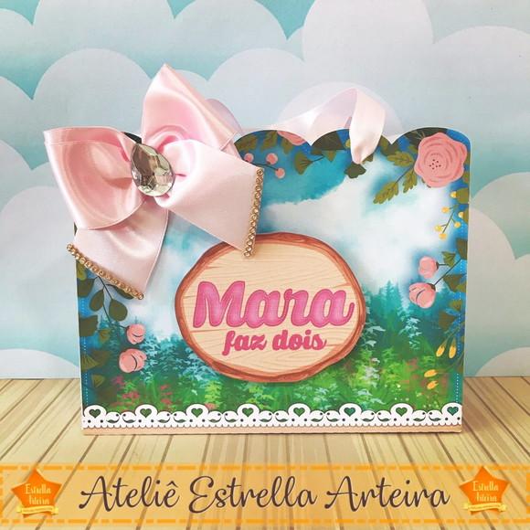 SACOLINHA LEMBRANCINHA BOSQUE MENINA