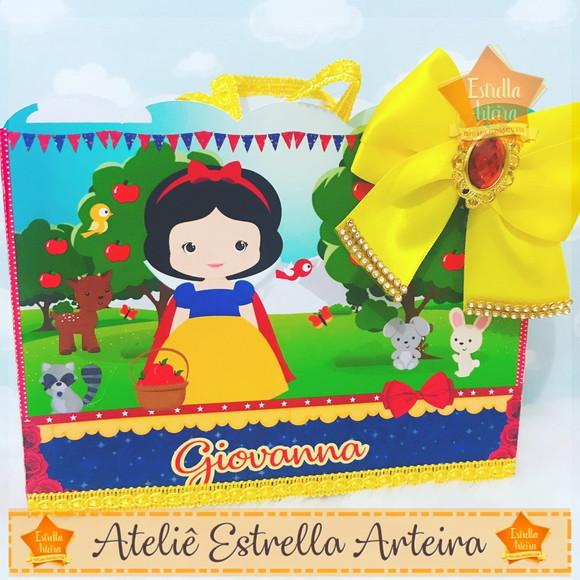 SACOLINHA LEMBRANCINHA BRANCA DE NEVE