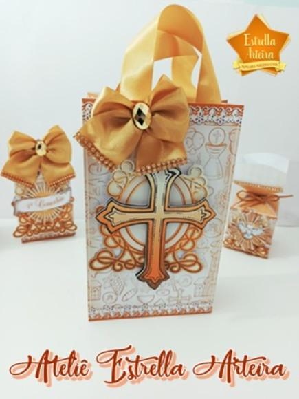 SACOLINHA LEMBRANCINHA PRIMEIRA COMUNHÃO