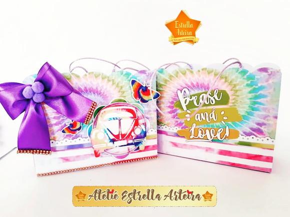 SACOLINHA LEMBRANCINHA TIE DYE