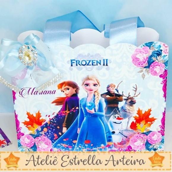 Sacolinha Para Festa Tema Frozen
