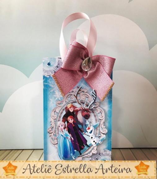 Sacolinha Para Festa Tema Frozen