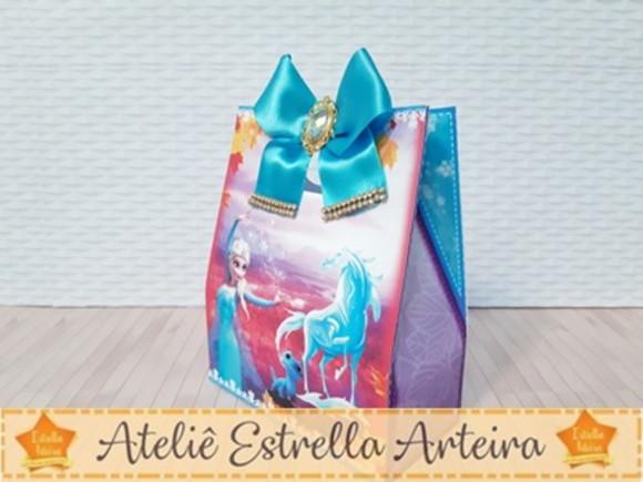 Sacolinha Para Festa Tema Frozen