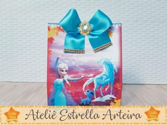 Sacolinha Para Festa Tema Frozen