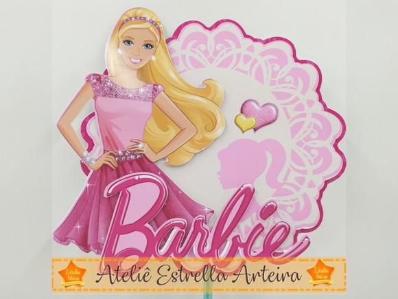 TOPO DE BOLO BARBIE