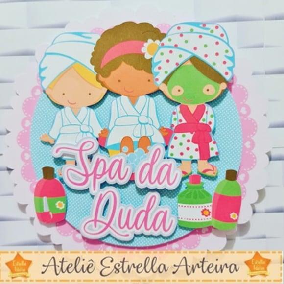 Topo De Bolo Para Festa Tema Spa