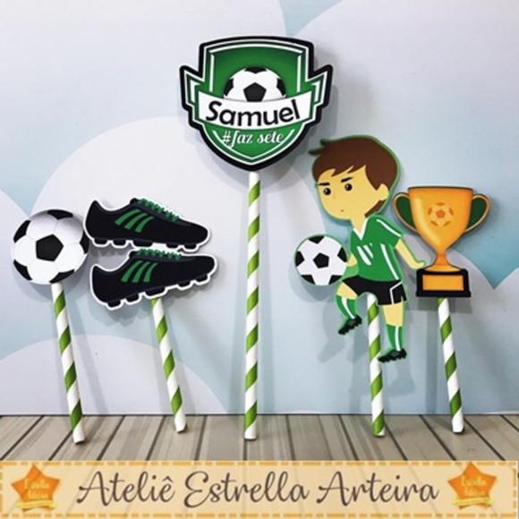Topo De Bolo Tema Futebol