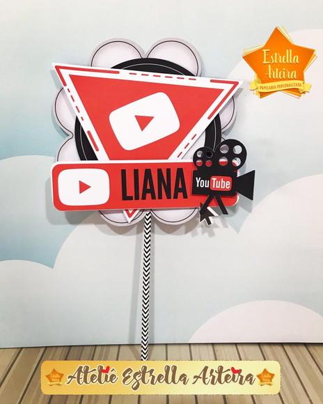 TOPO DE BOLO YOUTUBE