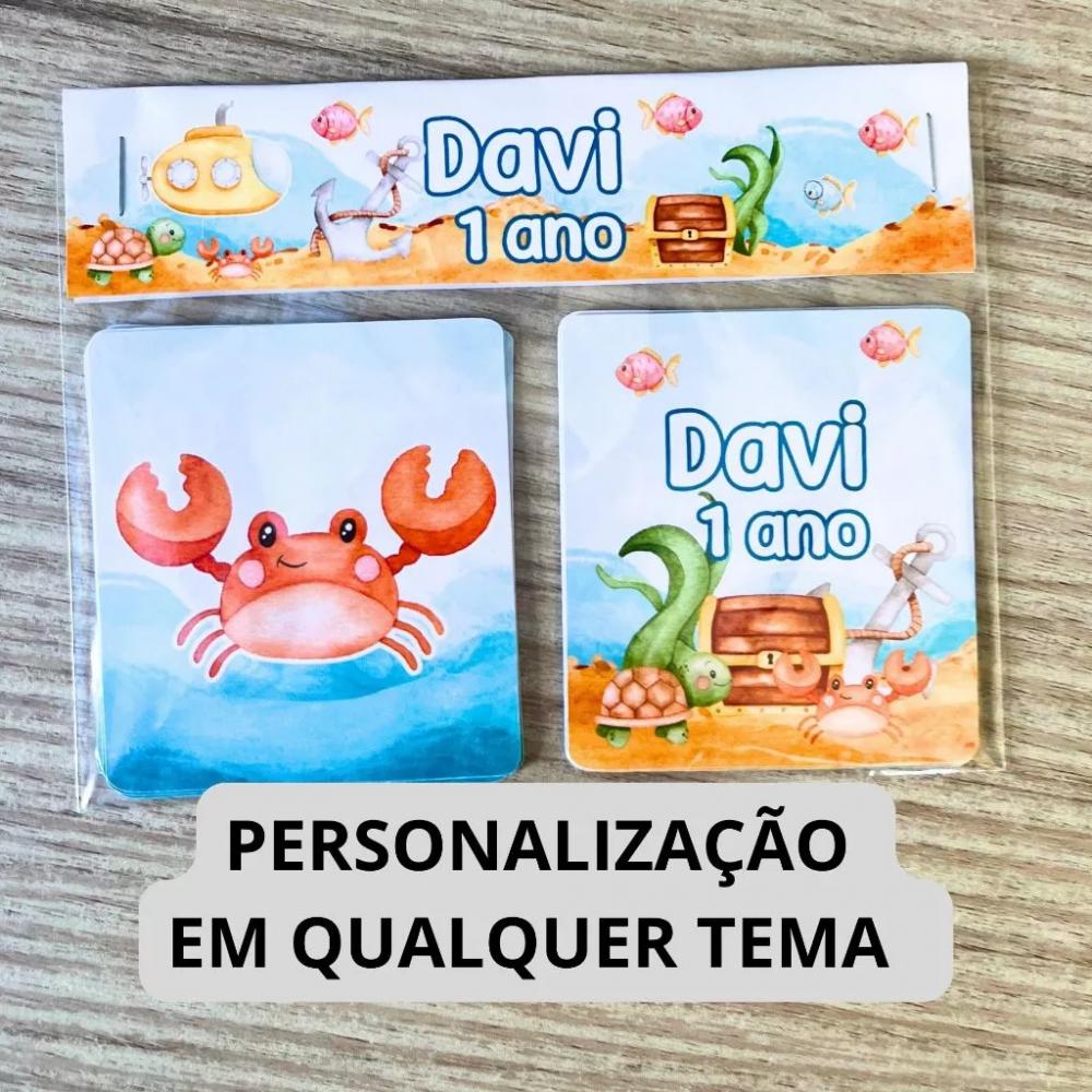 Jogo da Memória Personalizado Fundo do Mar